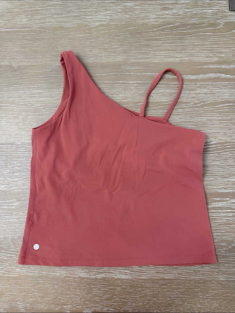 Like new Zella Women’s One-Shoulder Rust Tank Top
